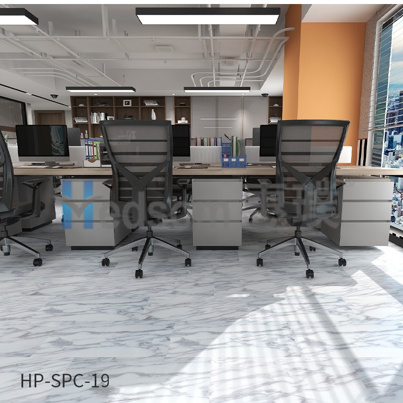 HP-SPC-19 惠璞石塑石材鎖扣地板溫馨舒適防潮放水防滑