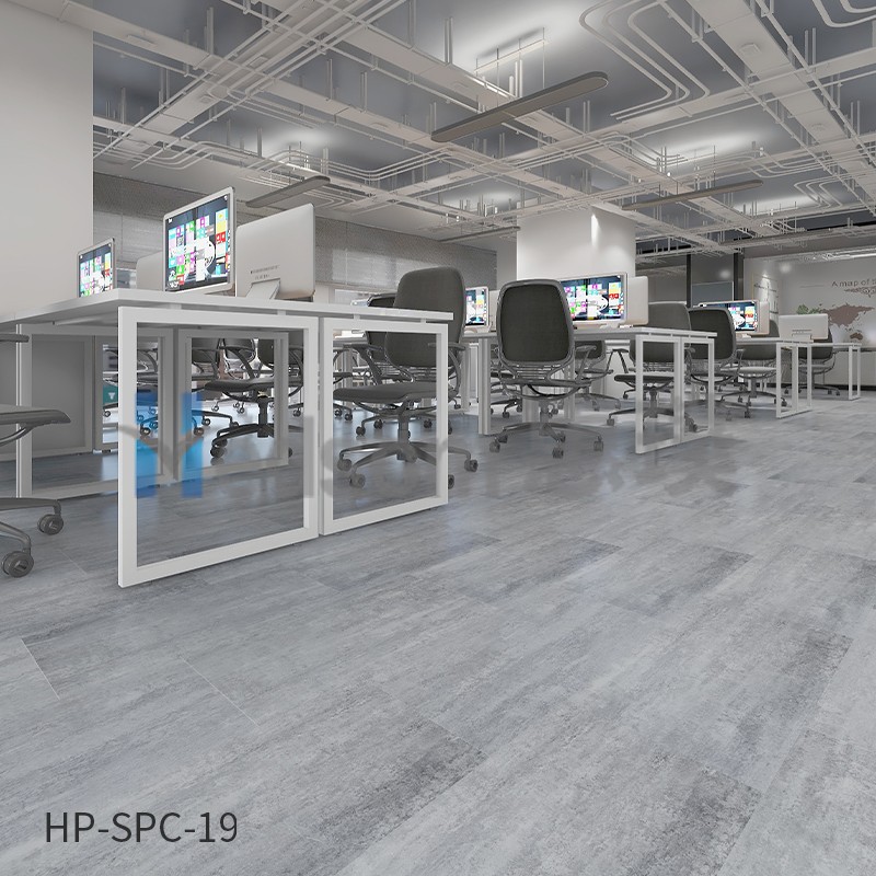HP-SPC-19 惠璞石塑石材鎖扣地板溫馨舒適防潮放水防滑